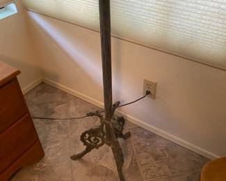 antique iron stand