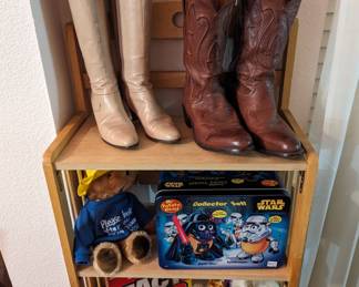 Lucchese boots men's, Star Wars Mr. Potato Head tin