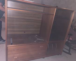 Entertainment center - quality - teak?