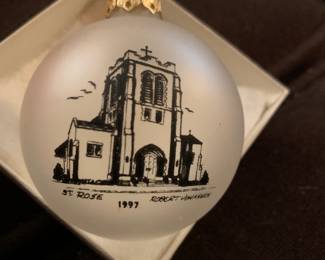 Robert Johansen 1997 St Rose ornament