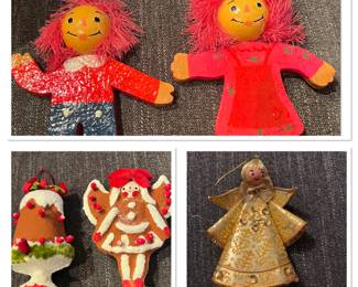 Vintage Christmas ornaments 