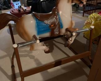 Vintage rocking horse