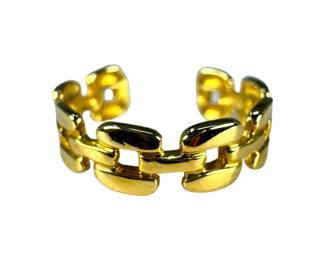 18kt Yellow Gold Chain Link Toe Ring