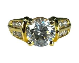 14kt Yellow Gold Cubic Zirconia Ring