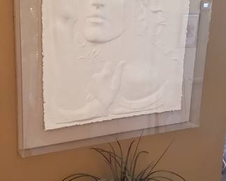 Cast Paper Sculpture by Dr. Ronald Katz