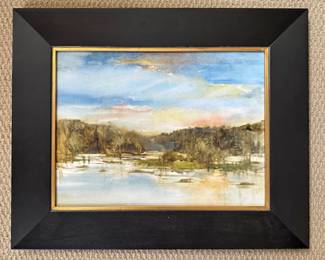 Beth Bathe 21.5" x 17.5" Sunrise at Pony Pasture