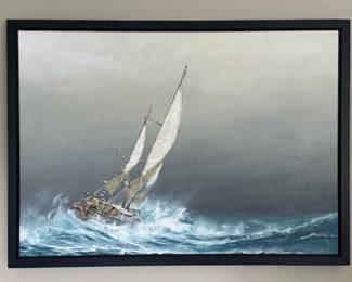 Dan Dunn 53" x 38" "Storm Tossed"