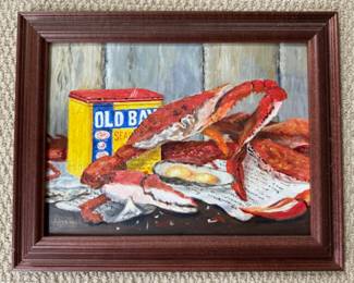 Aimo Hill 15" x 12" "Bounty of the Bay"