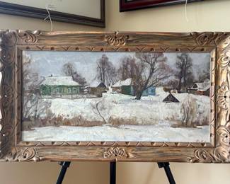 Nicola Dubovik 27" x 15" "Short Winter Day"