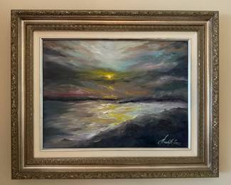 Elizabeth Lee 21" x 17" "Sunlit Waters"