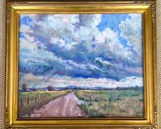 Maria Reardon 28" x 24" "Stormy Skies"
