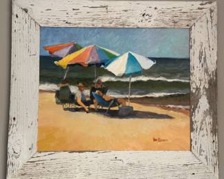 F Roscoe 32" x 28" "Summer Ain't Over Yet"