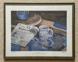 Baxter Parkinson 20" x 16" "Dad" watercolor