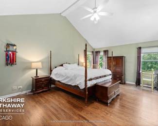 Beautiful Master Bedroom featuring Thomasville Furniture and 4 Poster Bed.