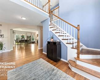 Foyer and staircase as you enter the home