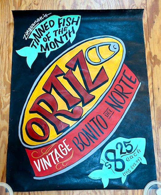 Zingerman’s original painted artwork sign by Nick Jarock 2015