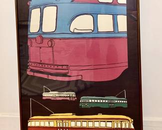 Vintage bus print