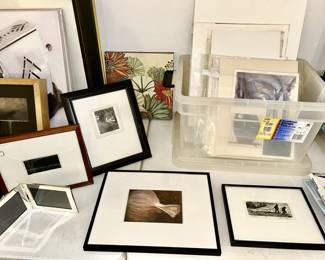 Signed artwork, photographs, framed, etc. (some sold)