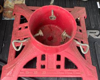 Cast iron tree stand