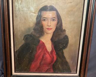 Vintage oil painting