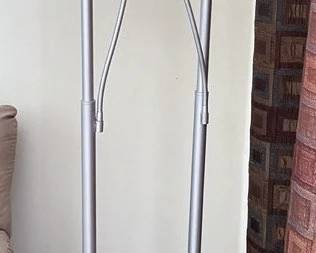 Pair of Silver Floor Lamps