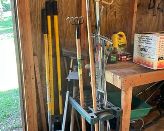 Outside storage building 