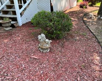 Front yard - Angel small statue