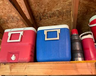 Outside storage building -