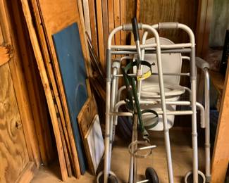 Outside storage building 