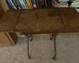 Vintage fold down typing table 