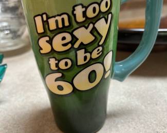 Glass coffee cup with lid