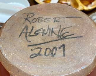 Maker of pottery pitcher & year made