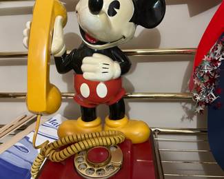 Vintage Mickey Mouse phone