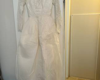 Vintage wedding gown