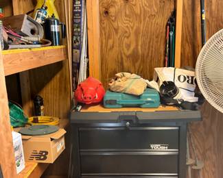 Outside storage building 