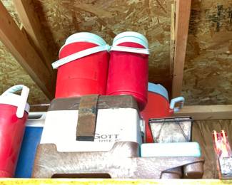 Outside storage building 