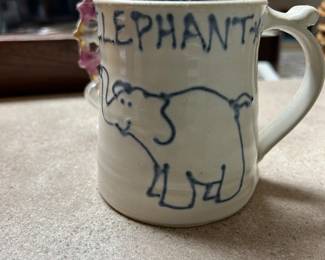 Elephant coffee cup