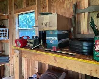 Outside storage building 