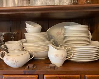 Royal Sovereign Blush Rose set of Dishes 