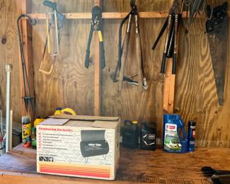 Outside storage building _ more tools & small smoker