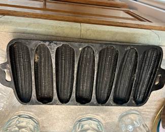 Cast-iron cornbread stick cooker