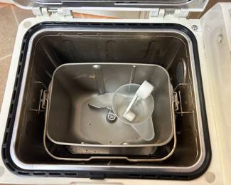 Inside bread maker