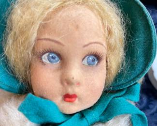 Don't let this Lenci Doll picture fool you - I just happen to love these incredible dolls - but this sale is the home of an artist and is filled with amazing antiques.  But isn't she a beauty!  If I chose the radical path of being a doll collector - it would start right here. 