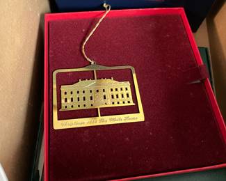 Huge collection of White House Christmas ornaments upwards of 75 