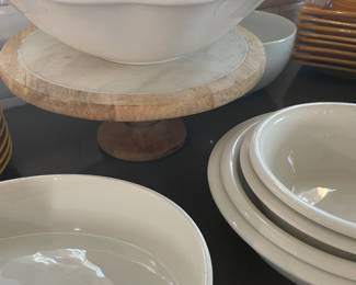 White Serving Pieces 