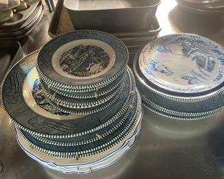 Currier and Ives Plates