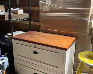 Contemporary File Cabinet  matches desk