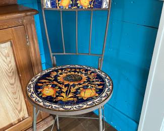Mexican Tile Bar Stools