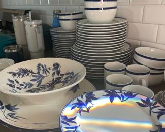 Lots of Blue and White China
