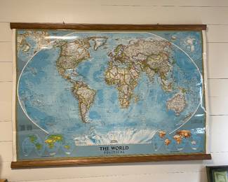 Large wall map